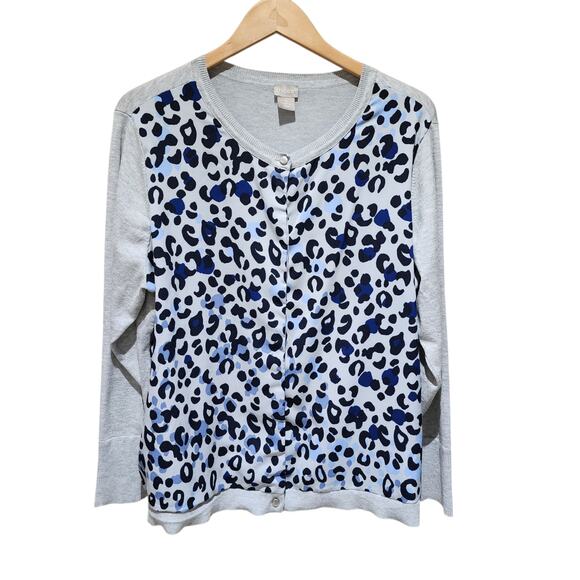 Chico's Cardigan Animal Print - Picture 4 of 8